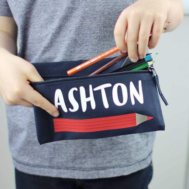 Personalised Pencil Case.. Boys Rockets Space Son Nephew Favour Gift Back  To School.. Christmas Bag Gift Birthday Stocking Filler