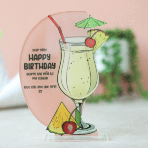 Personalised Pina Colada Cocktail Card