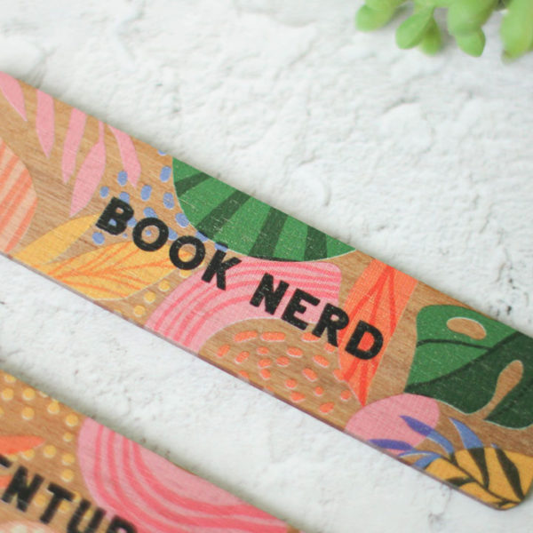 Bright Bookmark, Adventure Awaits, Book Nerd